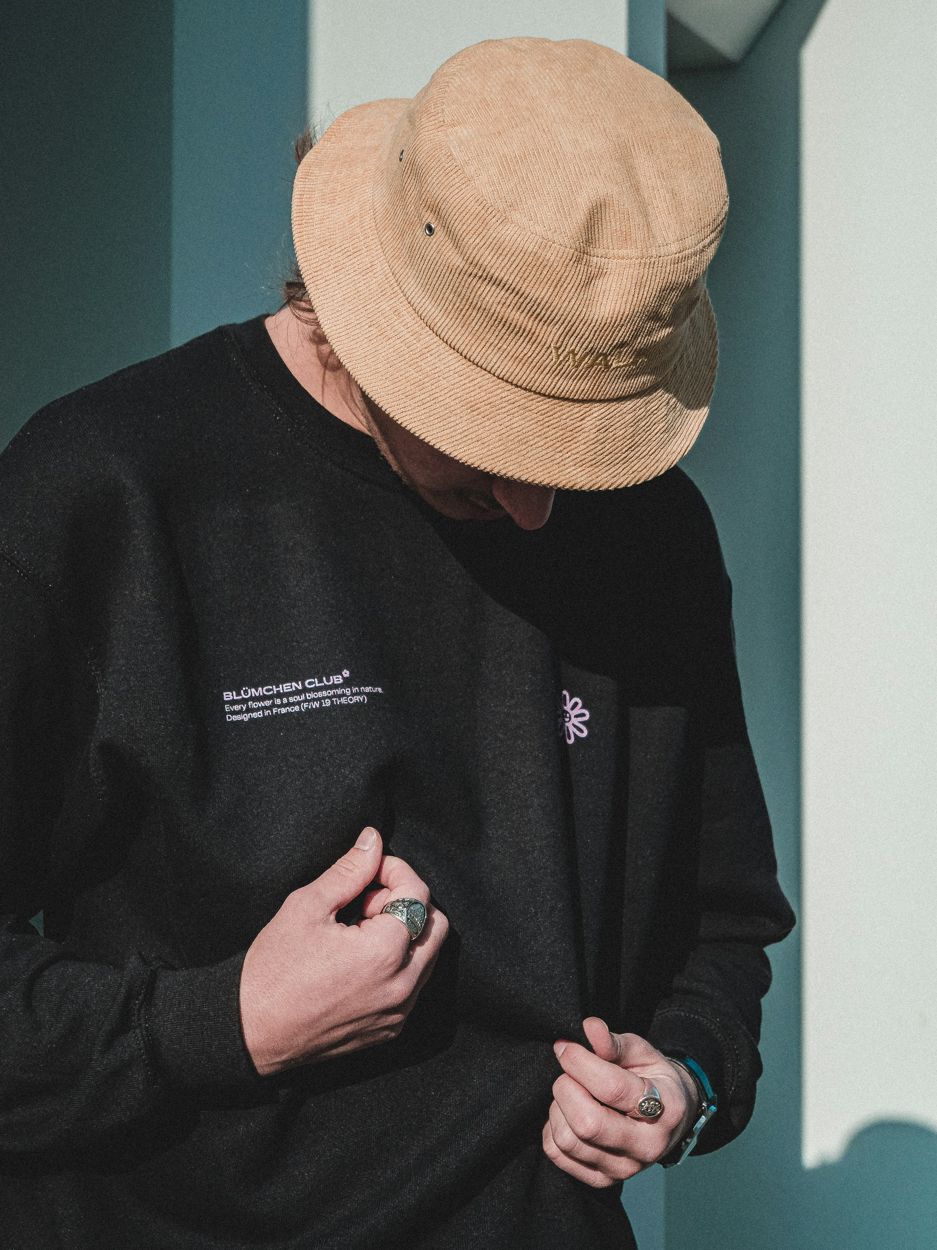 Black crew sweater